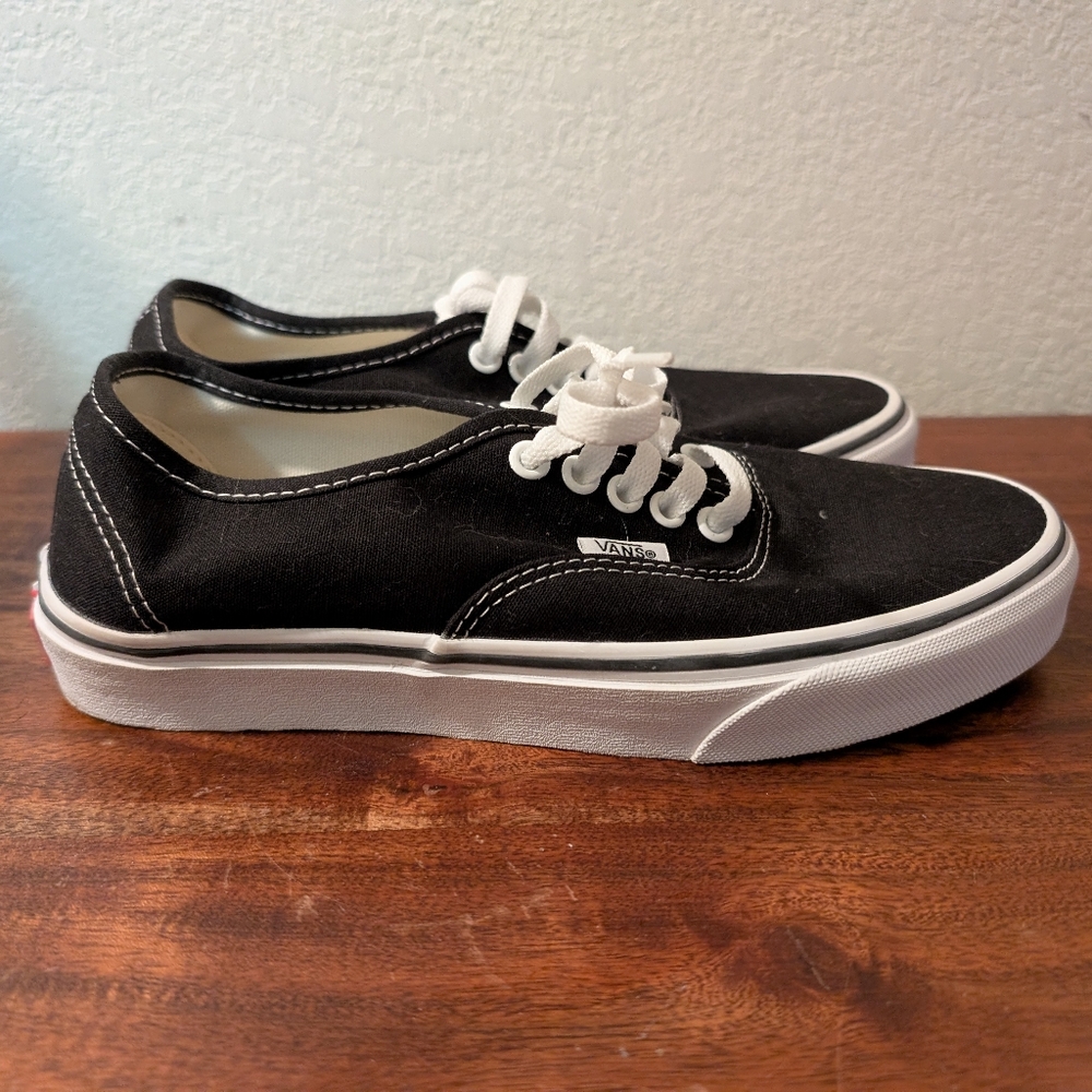 Vans Classic Black and White Sneakers